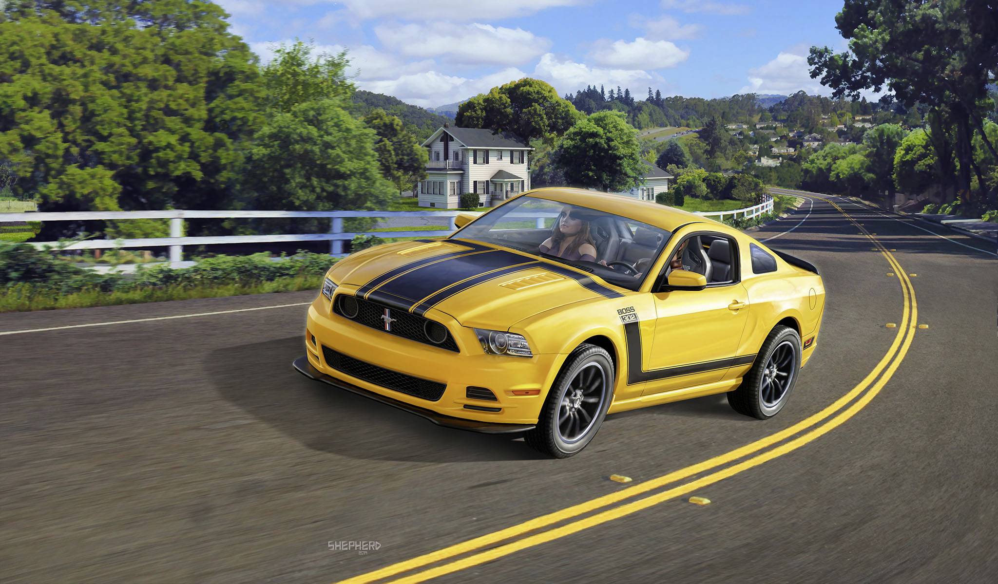 Revell 07652 2013 Ford Mustang Boss 302 Model car assembly kit 1:25-2