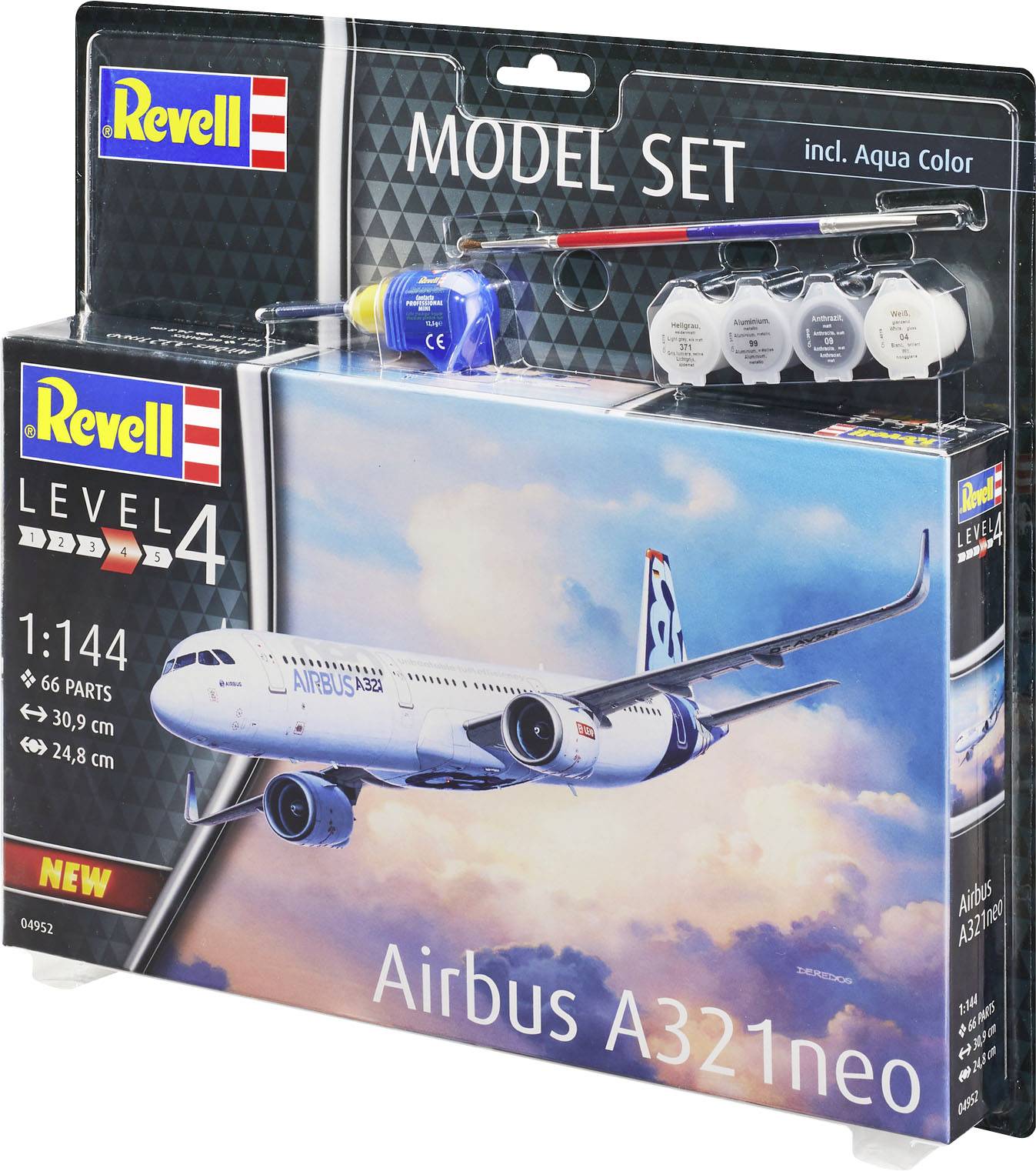 Revell 64952 Airbus A321 Neo Model aircraft assembly kit 1:144-1