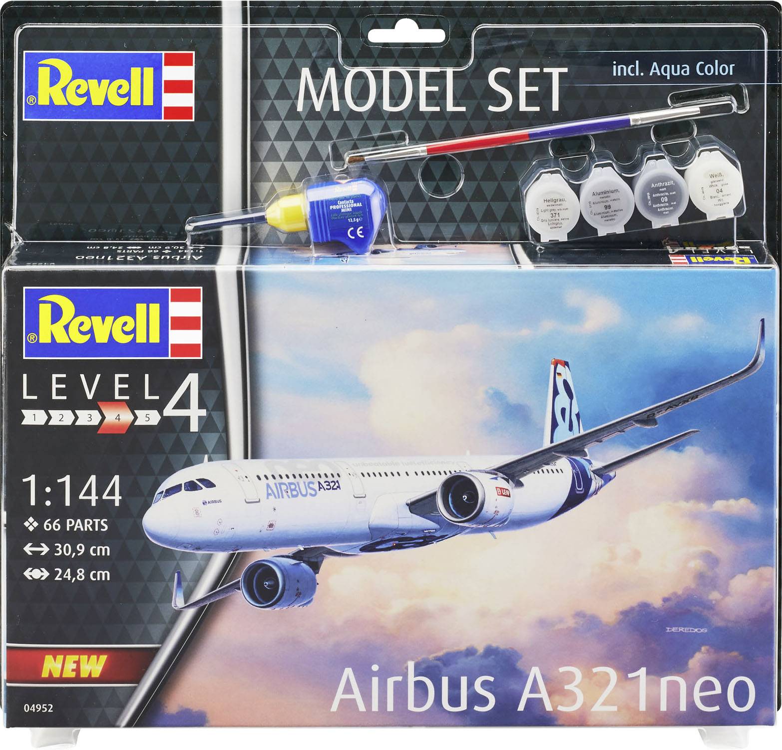 Revell 64952 Airbus A321 Neo Model aircraft assembly kit 1:144-2