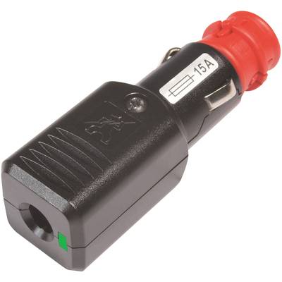 Buy ProCar Universal plug NG 15A LED with strain relief with fuse