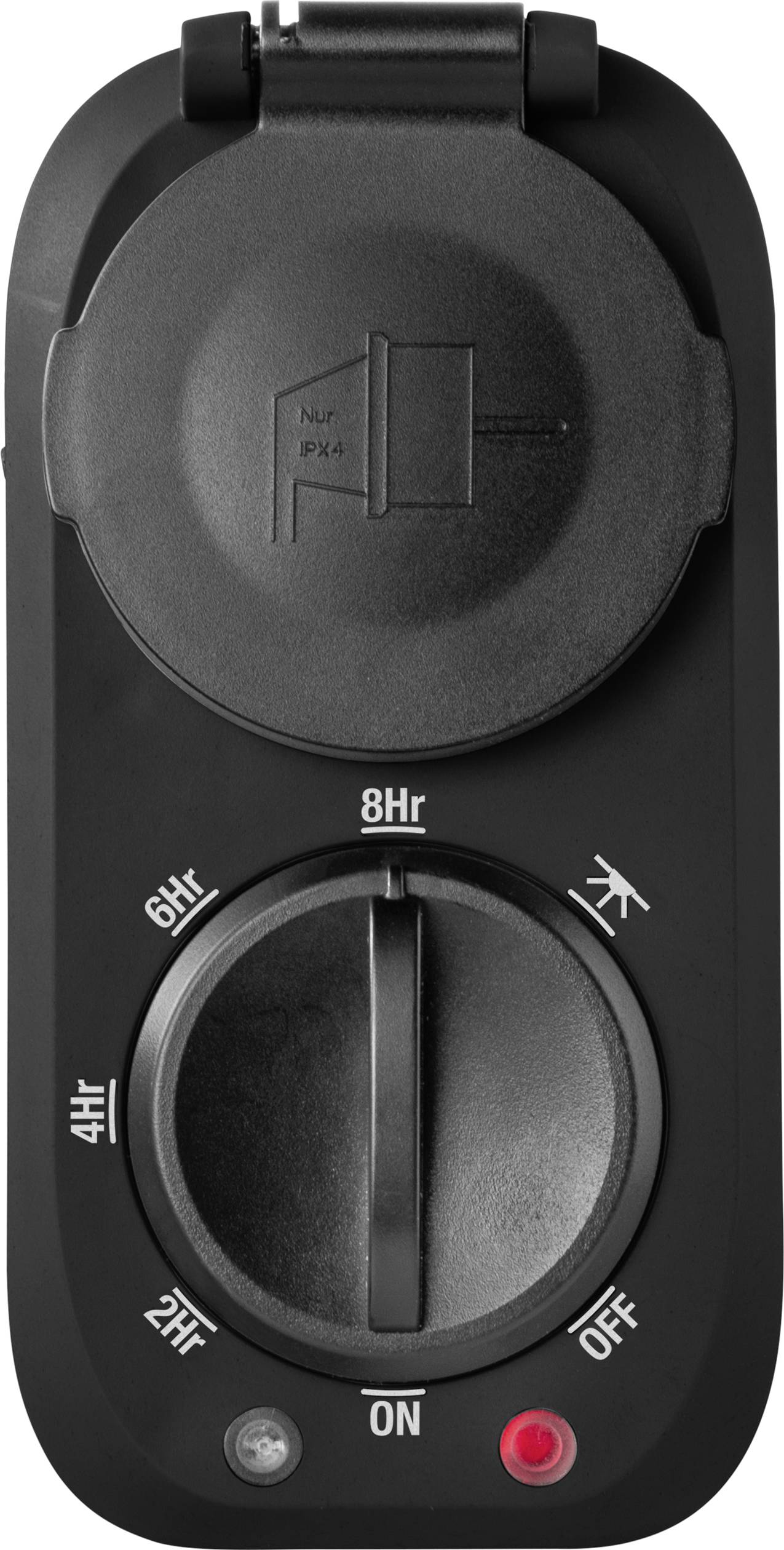 Sygonix SY-4504972 Timer/power strip analogue 24h mode 3680 W IP44 Count-down mode, ON/OFF function, Twilight switch-2