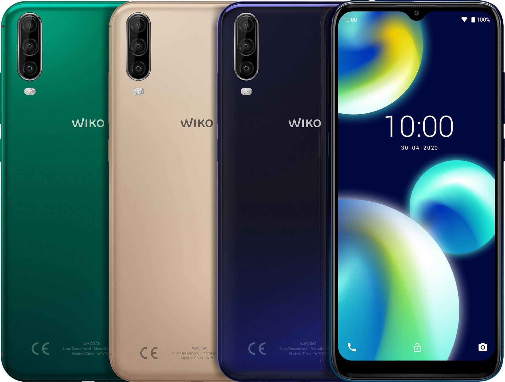 WIKO Mobile VIEW4 LITE Smartphone 32 GB 16.6 cm (6.52 inch) Blue Android™ 10 Dual SIM-3