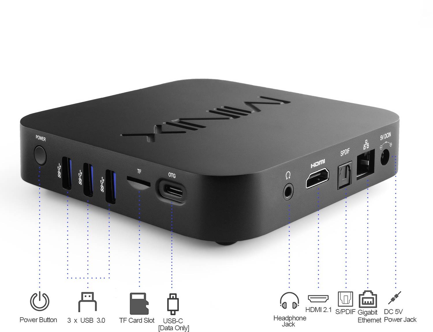 Minix Android Mini PC NEO U22-XJ () ARM Cortex A72 Quad Core + A53 Dual ...