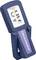 Portable UV lamp by Scangrip, suitable for detection and inspection tasks, with blue housing and integrated clip.