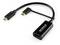 A HDMI adaptor cable with two connections: USB-C and Mini-DisplayPort. Ideal for digital connections between devices.