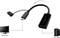 USB-C to HDMI Converter Shows Connection Between PC/Mac and 4K Monitor. Adapter with Cable, Enables High-Resolution Display.