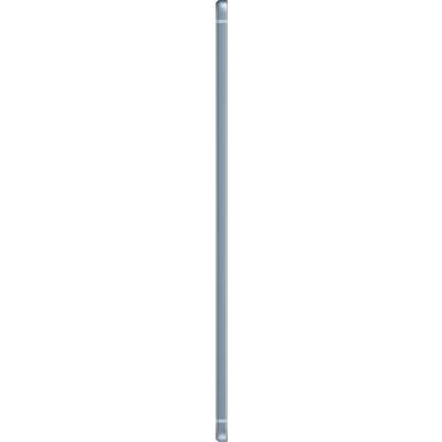 A long, narrow, vertical strip in metallic grey.