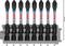 A set of eight Bosch PH2 screwdriver bits, arranged in a gray holder, with a length of 55 mm.