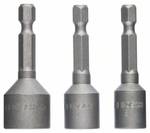 Socket wrench set, 3-piece, 50 mm, 8, 10, 13 mm