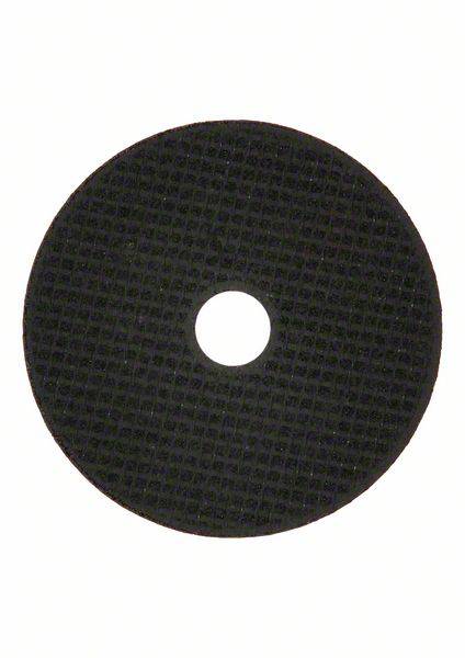 A black grinding attachment in a circular shape with a hole in the centre, used for grinding materials.