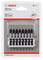 Bosch Screwdriver Bit Set, 8-piece, Impact Control, PZ2, in blister packaging. Suitable for robust use with cordless drills.