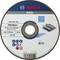 'Bosch PRO Metal' Grinding Disc, 150 mm diameter, 80 m/s speed, suitable for steel processing, long service life.