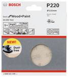 Sanding sheet M480 Net, Best for Wood and Paint, 115 mm, 220, 5er pack