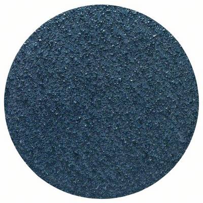 Close-up of blue sandpaper with a coarse grain, used for sanding surfaces.