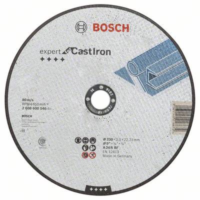 Bosch Accessories 2608600546 2608600546 Cutting disc (straight) 230 mm 1 pc(s) Cast iron