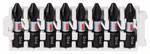 Screw bit set Impact Control, 8-part, 8 x PH2, 25 mm