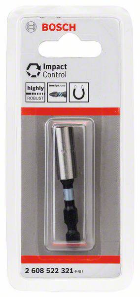 'Bosch Impact Control Bit' in packaging, robust and durable, Model number: 2 608 522 321. Optimal for screw work.