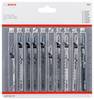 Bosch Accessories 2607011172 Clean Precision jigsaw blade set, 10-piece 10 pc(s)