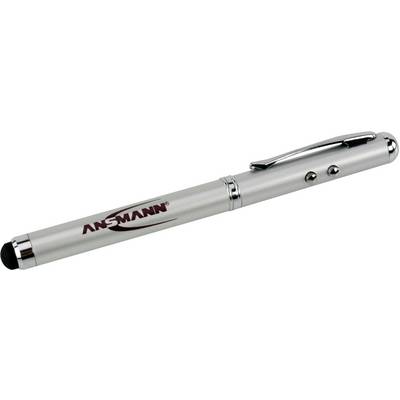 Ansmann 1600-0028 Stylus-Touch 4in1 Penlight battery-powered LED (monochrome), Laser 120 mm Aluminium-4