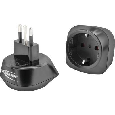 Image of Ansmann 1250-0035 Travel adapter EU to IT