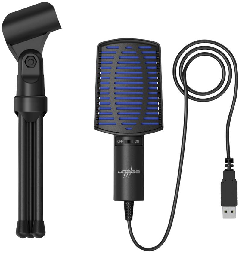 Stand PC microphone Urage Stream 100 Transfer type (details):Corded incl. stand-3