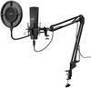 Stand PC microphone Urage Stream 800 HD Studio Transfer type (details):Corded incl. stand