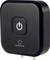 Black Renkforce Wi-Fi Repeater with power button on the front, designed to extend Wi-Fi coverage within indoor spaces.