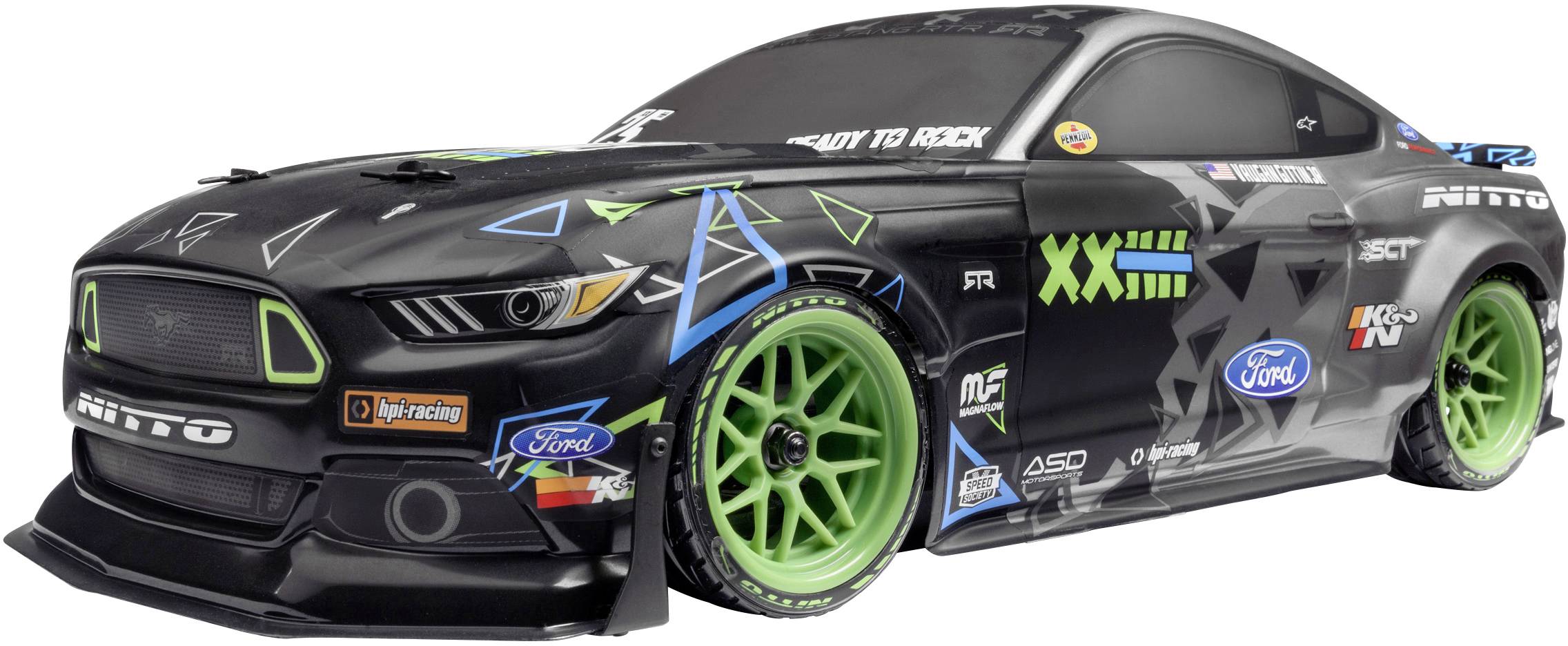 vaughn gittin jr mustang rc car