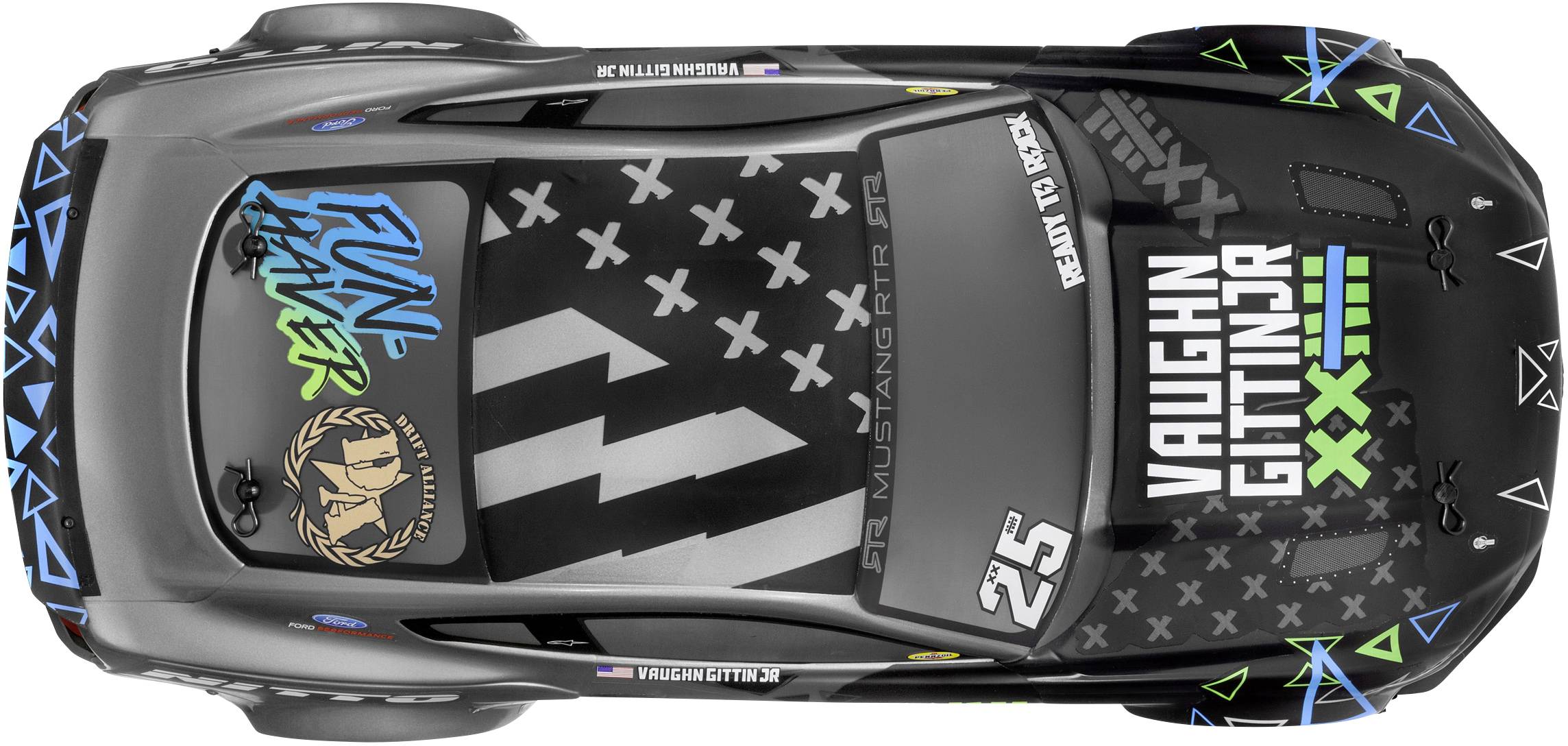 HPI Racing Vaughn Gittin Jr Drift Mustang Brushed 1:10 RC model car Electric Road version 4WD 100% RtR 2,4 GHz Incl. bat-11