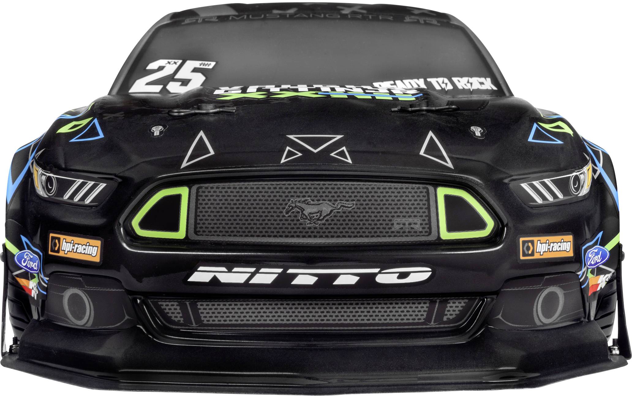 HPI Racing Vaughn Gittin Jr Drift Mustang Brushed 1:10 RC model car Electric Road version 4WD 100% RtR 2,4 GHz Incl. bat-12