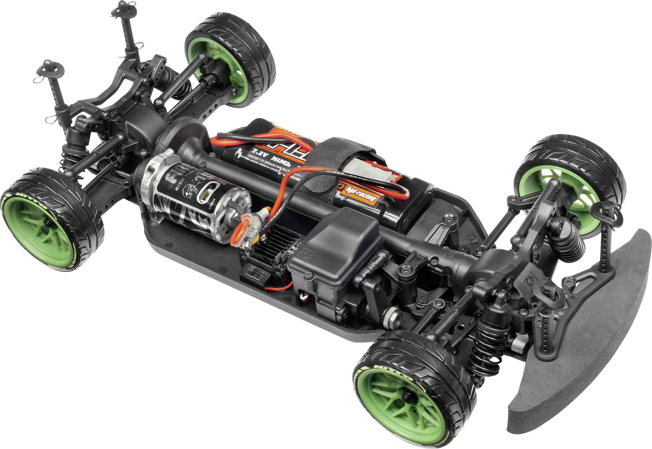 HPI Racing Vaughn Gittin Jr Drift Mustang Brushed 1:10 RC model car Electric Road version 4WD 100% RtR 2,4 GHz Incl. bat-18