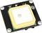 A square GPS module with four mounting holes in the corners, mounted on a small black circuit board.
