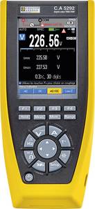 Chauvin Arnoux C.A 5292 Handheld multimeter  Digital Data logger, Graphics display CAT III 1000 V, CAT IV 600 V Display (counts): 100000