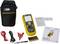 Digital Multimeter Set, including measuring device, batteries, test leads, manual and carrying case. Accessories for electrical measurement.