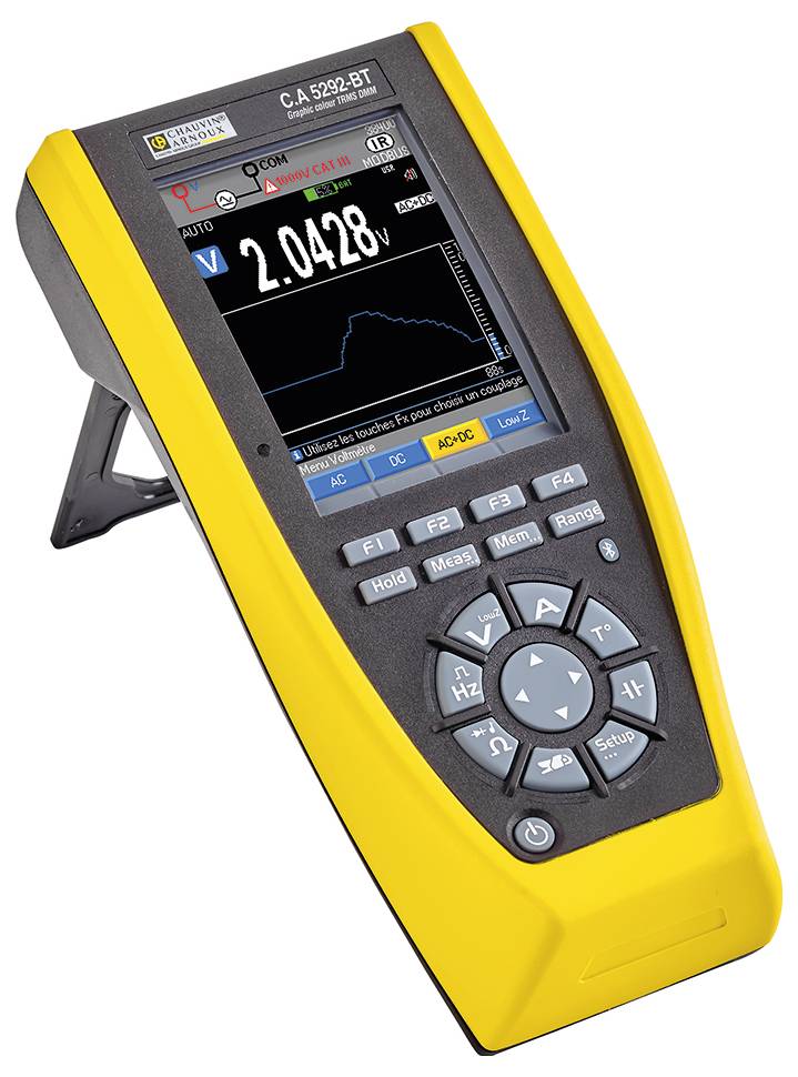 Chauvin Arnoux C.A 5292-BT Handheld multimeter Digital Data logger, Graphics display CAT III 1000 V, CAT IV 600 V Displa-2