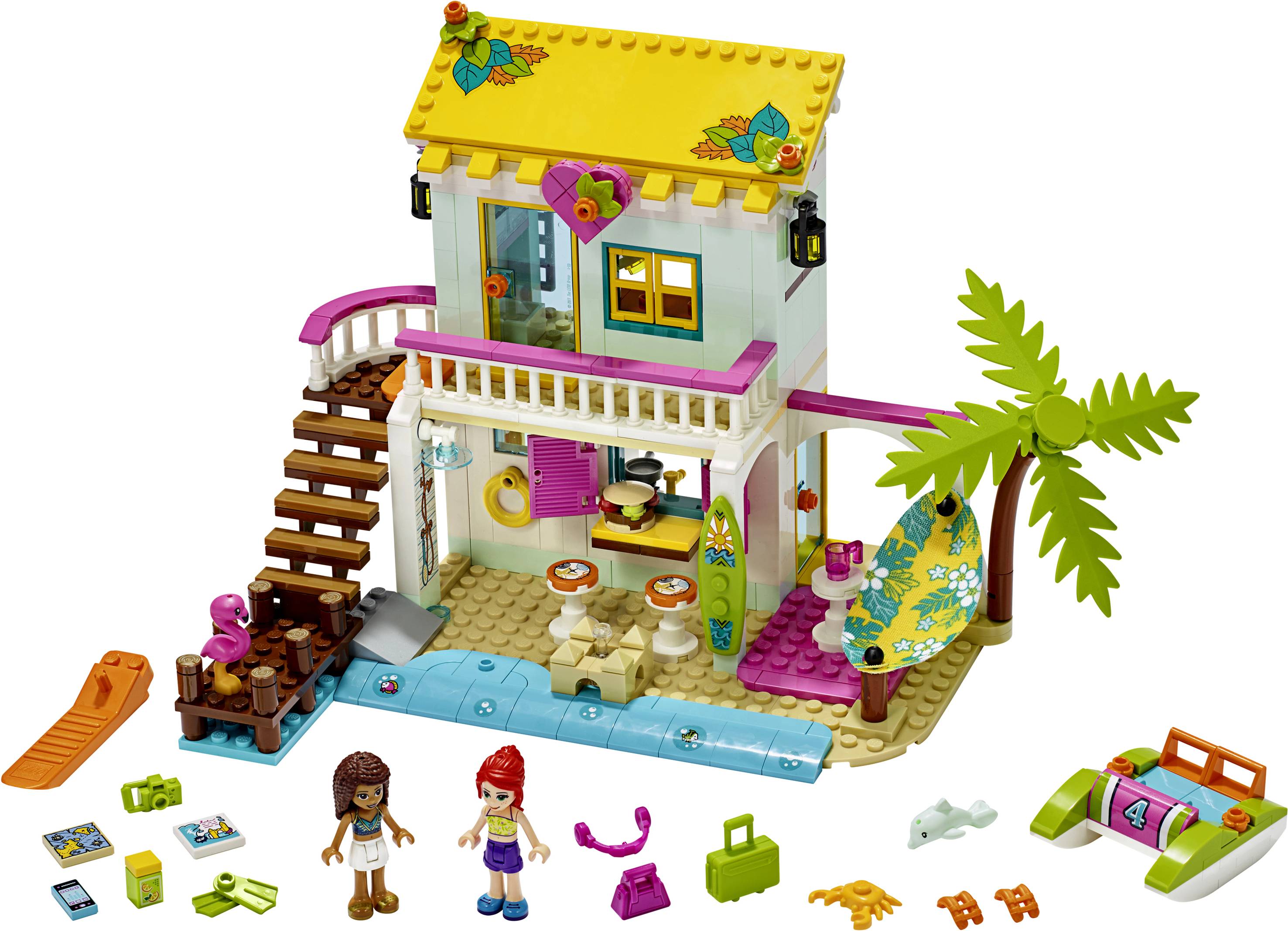 Pijlpunt bewijs Plasticiteit 41428 LEGO® FRIENDS Beach house with pedal boat | Conrad.com