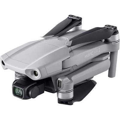 A folded grey drone with the inscription 'Mavic Air 2', looking compact and travel-ready.