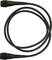 Black, double-shielded cable with two plugs, suitable for audio connections.