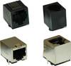 encitech RJJ-64NF-V RJ45 connector 2101-0110-14 Socket, vertical vertical No. of pins (RJ) 6P4C Black 1 pc(s)
