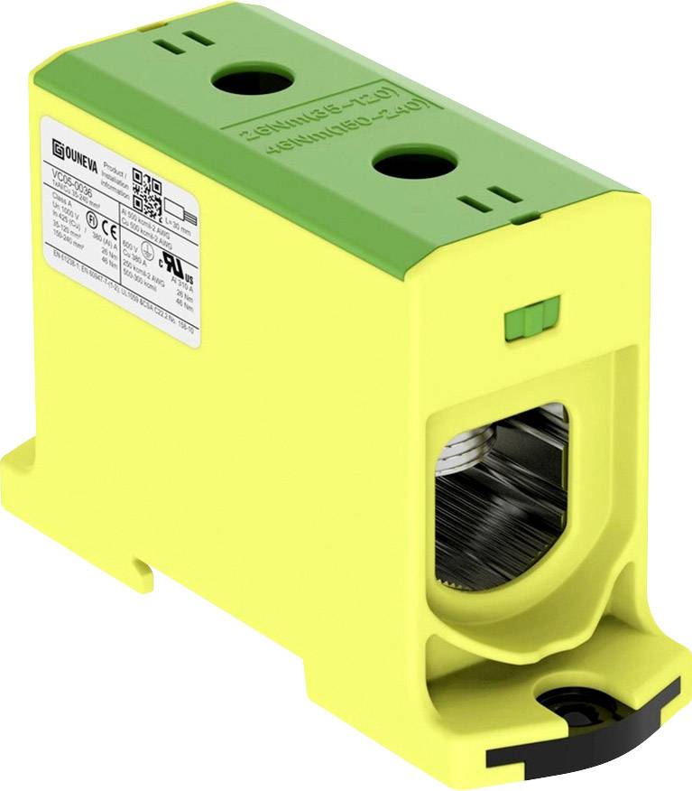 Ouneva Group VC05-0036 Distribution block Yellow-green 1 pc(s)-0
