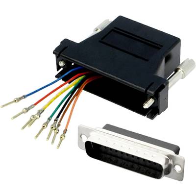 encitech DA09-PMJ6-K-RC D-SUB adapter D-SUB-plug 9-pin - RJ11 6p6c socket 1 pc(s)