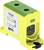 Yellow electrical component with a green top surface and metal insert. Labelled with 'VC05-0024', technical specifications, and CE marking.