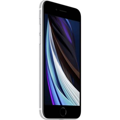 A smartphone with a silver frame, black screen, and a home button at the bottom, shown from the right side.