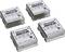 Four silver TDK-Lambda current transformers with different model numbers and specifications. Manufactured in Japan.