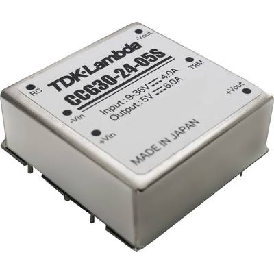 TDK-Lambda CCG30-24-12D DC/DC converter (print) 24 V 1.25 A 30 W No. of outputs: 1 x Content 1 pc(s)