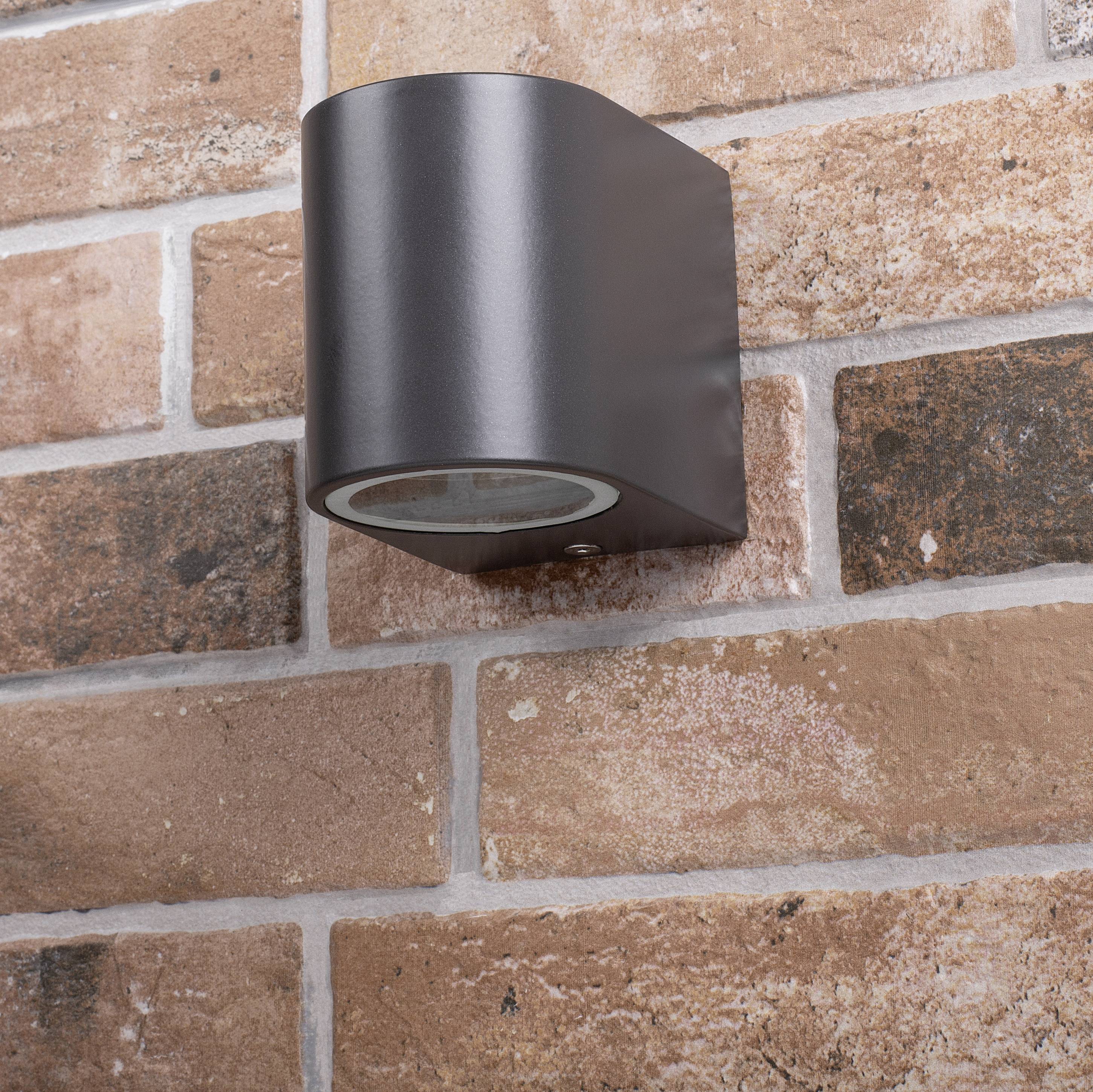 Smartwares SMD-LED Wandleuchte Bastia/grau 10.010.52 LED wall light GU10 LED (monochrome) Grey (matt)-5