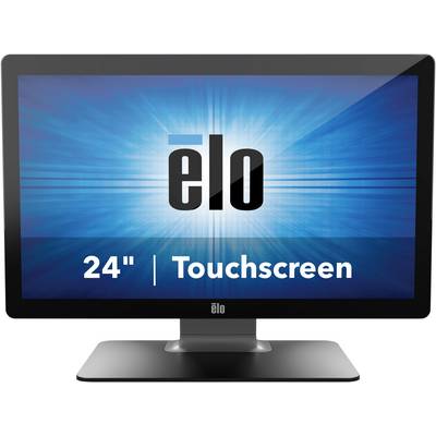 '24" Touchscreen Monitor with blue background and Elo logo in the centre.'