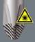 Drill with a laser warning symbol, indicating a probable special surface treatment or laser application.