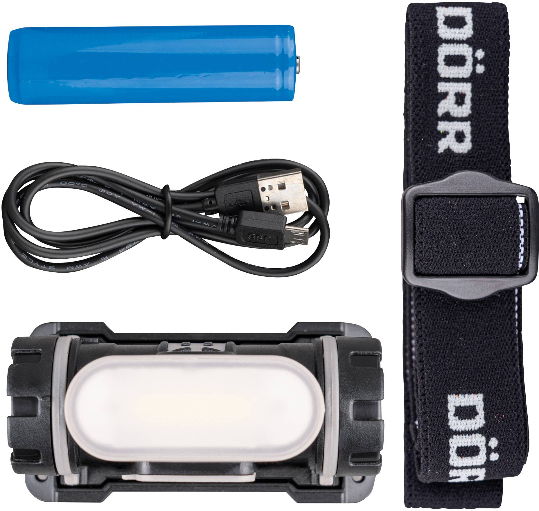 DÖRR KL-16 BiColor LED (monochrome) Headlamp rechargeable 150 lm 980531-14