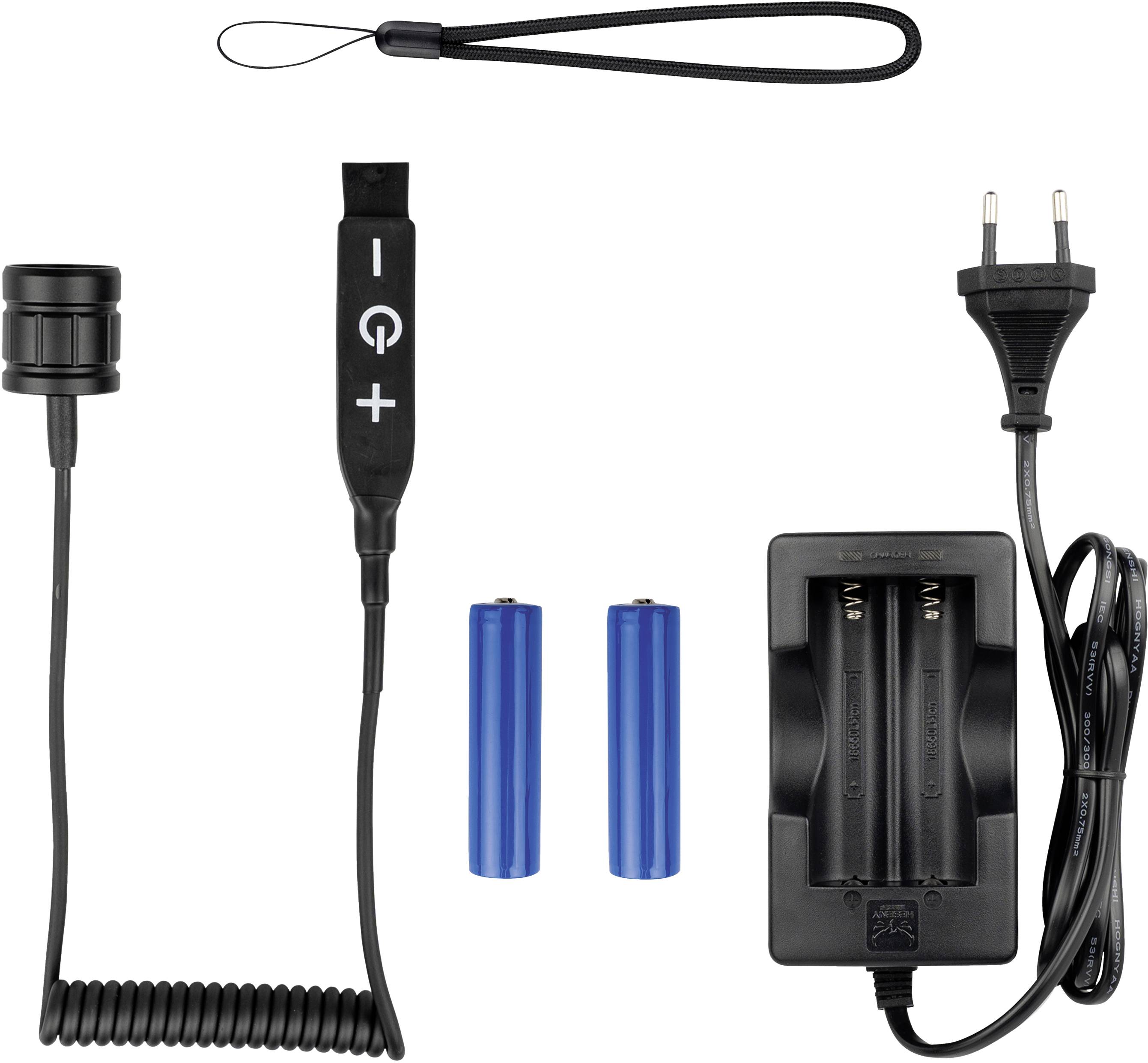 DÖRR Tri-Color LED (monochrome) Torch rechargeable 800 lm 280 g-4